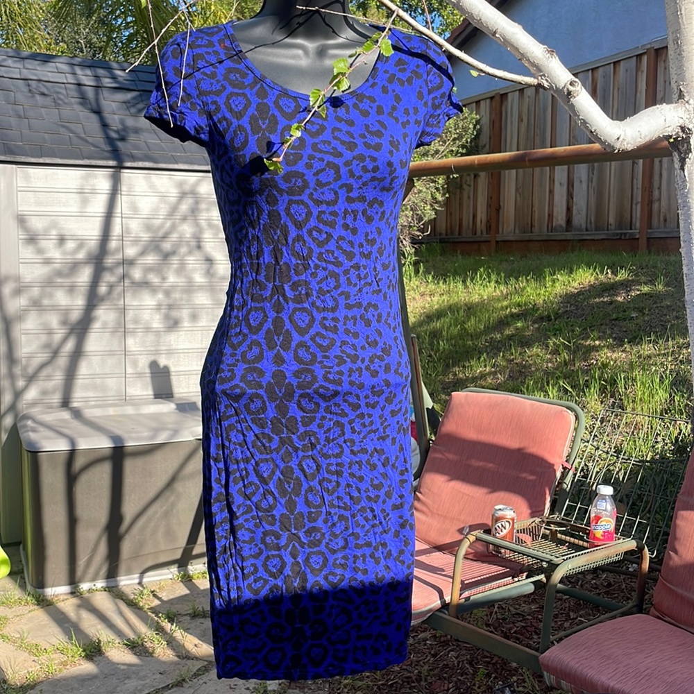 Animal print dress
